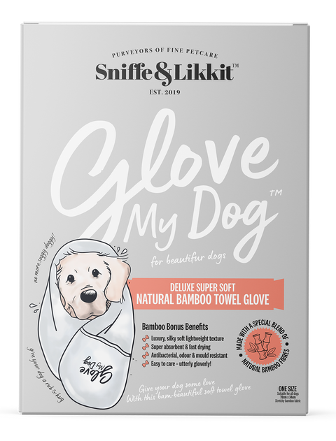 Glove My Dog Deluxe Super-soft Natural Bamboo Towel